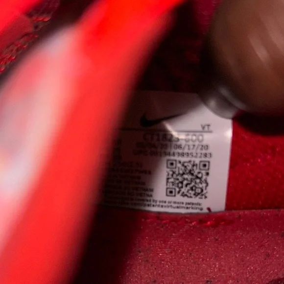 Nike Pink and Red Women's Sneakers - Picture 4 of 10